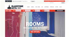 Desktop Screenshot of gladstonehotel.com